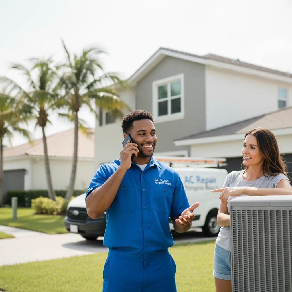 AC Repair Pompano Beach customer support in Olney